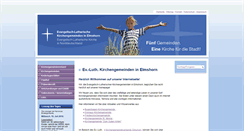 Desktop Screenshot of kirche-elmshorn.de